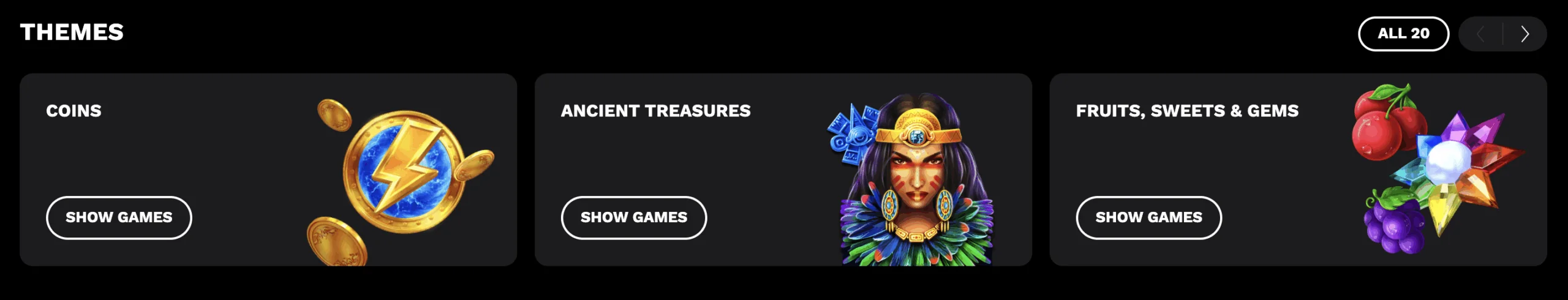 level up casino game themes